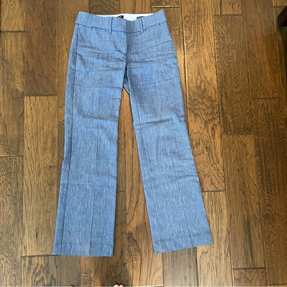 Loft Petite Chambray Riviera Pants in Marisa Fit - Picture 1 of 7